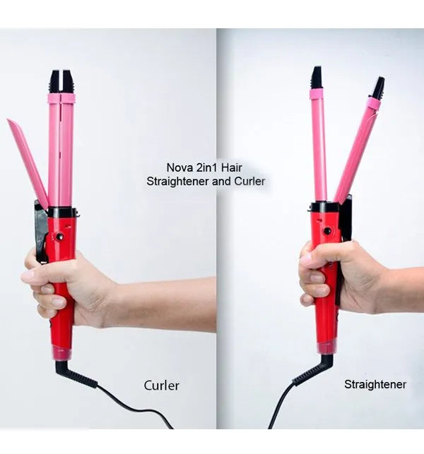 Nova NH-2009 2-in-1 Hair Styler