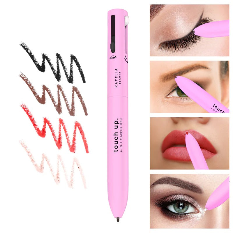 4-in-1 Makeup Pen (eye Liner, Brow Liner, Lip Liner, & Highlighter)