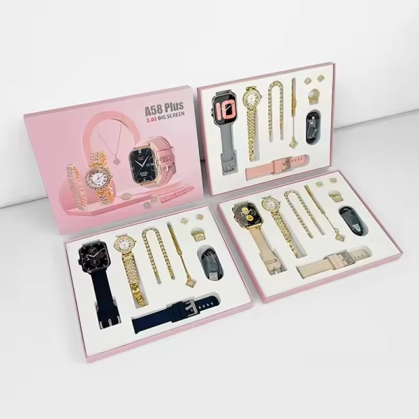 A58 Plus 6-in-1 Smartwatch for Women – Perfect Gift