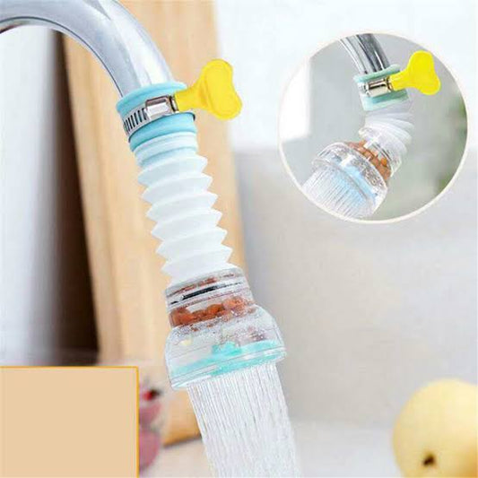 Kitchen Faucet Splash Fan Nozzle – Water-Saving Filter with Clip (Random Color)