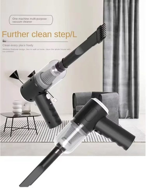 2-in-1 Cordless Air Duster & Mini Vacuum Cleaner – 50000 RPM | 16000PA Sucti