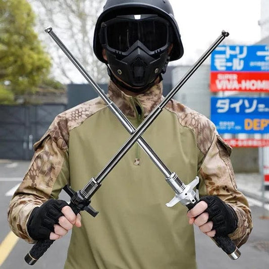 26" Retractable Self-Defense Stick – Steel Tactical Baton