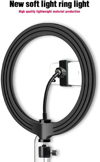 26cm Ring Light With Mobile Holder With 7Feet Tripod Stand in Three Different Mode Light