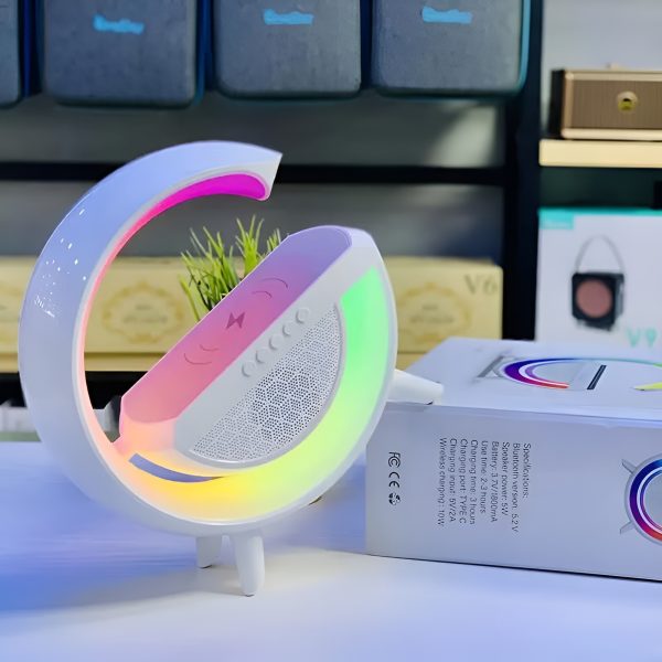 G-Shaped RGB Table Lamp with Wireless Charger – BT2301